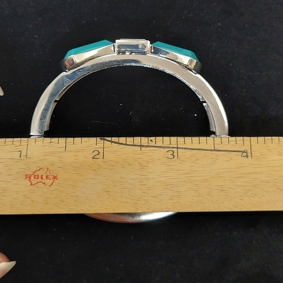 Lia Sophia "Pretty Perfect" Silver-tone Bracelet with Teal Enamel & Crystal Bow - Picture 7 of 8